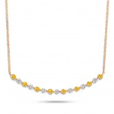 Collier Saphir jaune et diamants One More - Autre version