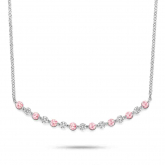 Collier Saphir rose et diamants One More - Autre version