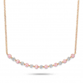 Collier Saphir rose et diamants One More - Autre version