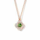 Collier Saphir Vert et diamants One More