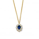 Collier Saphirs et diamants - Autre version