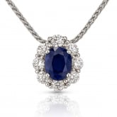 Collier Saphirs et diamants - Autre version