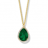Collier tourmaline verte diamants- One More