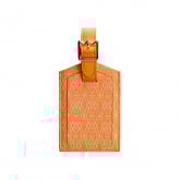 Etiquette de bagage Wolf 1834 - Signature - Orange - Autre version