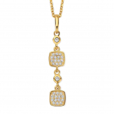 Collier en argent plaqué or jaune- Oxydes - Naiomy  - Pour compl&eacute;ter