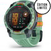 Garmin Instinct 3  AMOLED 45 mm - Vert d'eau - bracelet vert d'eau - Autre version