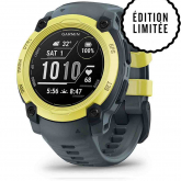 Garmin Instinct E - Citron vert - bracelet bleu