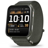 Garmin venu X1  botier  titane Gray - Bracelet nylon vert