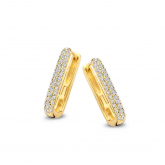Croles carres en plaqu or + OZ 20*10mm-Naiomy