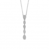 Collier Argent oxyde de Zirconium - Naiomy
