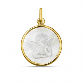 Mdaille Ange nacre