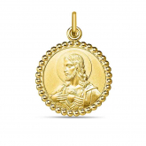 Mdaille Christ et Vierge Scapulaire 