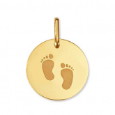 Mdaille empreintes de pieds