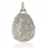 Mdaille Vierge  l'Enfant Augis