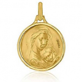 Mdaille Vierge  l'Enfant Augis