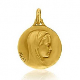 Mdaille Vierge au voile Augis