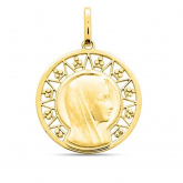 Mdaille vierge ajoure