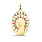 Mdaille vierge ajoure