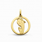 M�daille Vierge Priante ajour�e Augis - Autre version