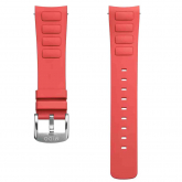 Bracelet Multifort TV Big Date caoutchouc rouge 22mm  - Autre version