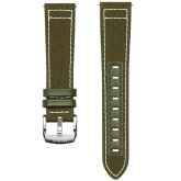 Bracelet tissu vert 21mm  - Autre version