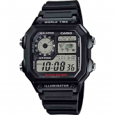 Montre Casio Timeless - WorldTime - Noir - Autre version