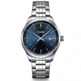 Montre Cluse Anthor Anthor Watch Steel Blue, Silver Colour