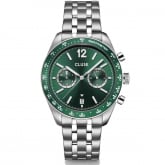 Montre Cluse Aravis Dual Timer Steel - Green, -Silver Colour  - Autre version