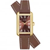 Montre Cluse Belisenna Double Leather -  Mocha -Gold Colour - Autre version