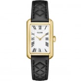 Montre Cluse Belisenna Leather - Black Quilted - Gold Colour - Autre version