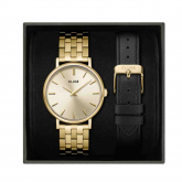 Montre Cluse Pavane Petite Gold Black Lether Strap, Gold Colour - Autre version