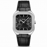 Montre Cluse Quadrus Multifunction Leather -  Black - Autre version