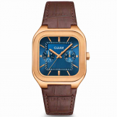 Montre Cluse Quadrus Multifunction Leather -  Blue - Autre version