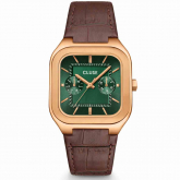 Montre Cluse Quadrus Multifunction Leather - Green - Autre version