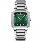 Montre Cluse Quadrus Steel, Green, Silver Colour  - Autre version