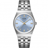Montre Cluse Retro 70's Watch Steel, Light Blue, Silver Colour  - Autre version