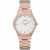 Montre Cluse Vigoureux H-Link Rose gold Snow White/Rose Gold