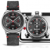 Montre Hanhart Red X Grey: Two Flyback Twin Sets