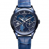 Montre Pequignet Royale saphir - Cadran Bleu Lapis-lazuli