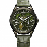 Montre Pequignet Royale saphir - Cadran Vert Jade