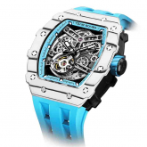 Montre Tsar Bomba - Elemental Series - Bleu -Carbon Fiber Automatic Watch - Autre version