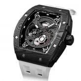 Montre Tsar Bomba - Elemental Series - Carbon Fiber Automatic - Blanc