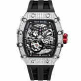 Montre Tsar Bomba - Elemental Series - Noir - Cubic Zirconia - Autre version