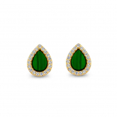 P. boucles d'oreilles ag 925 malachite naiomy