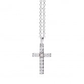 Pendentif croix diamants One More - Autre version