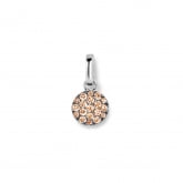 Pendentif Diamants Bruns One More - Autre version