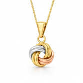 Pendentif double noeud - Autre version