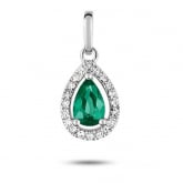 Pendentif Emeraude et Diamant - Autre version