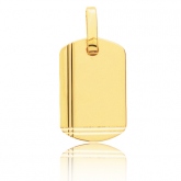 Pendentif or jaune cisel