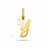 Pendentif or Jaune Initiale Y